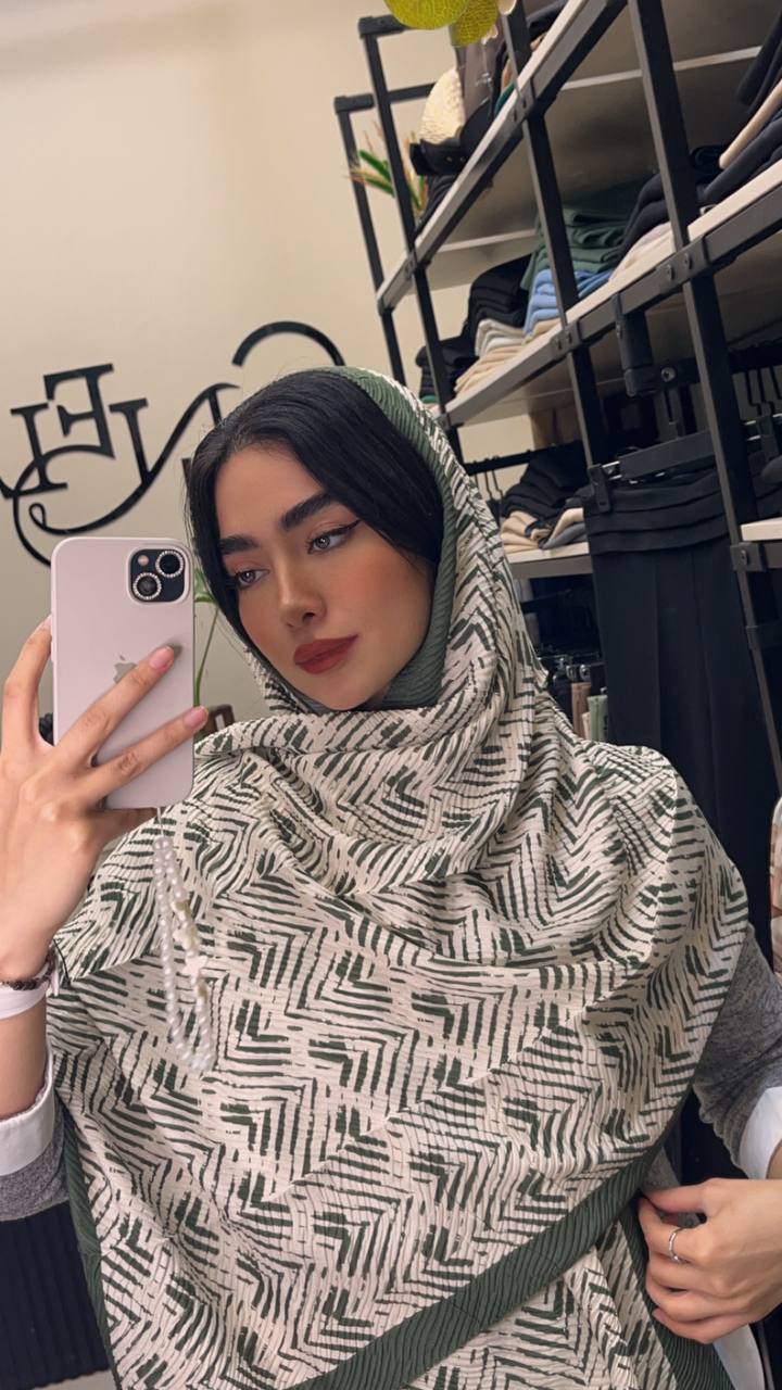 شال پلیسه پک سبز بسته8طرحی کد sp43 (عمده)
