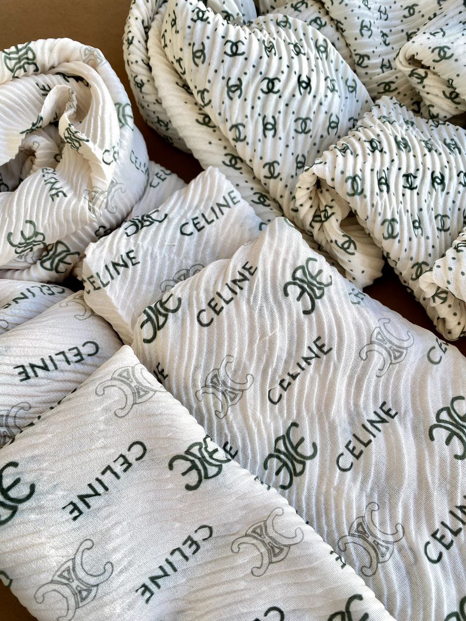 شال پلیسه پک سبز بسته8طرحی کد sp43 (عمده)
