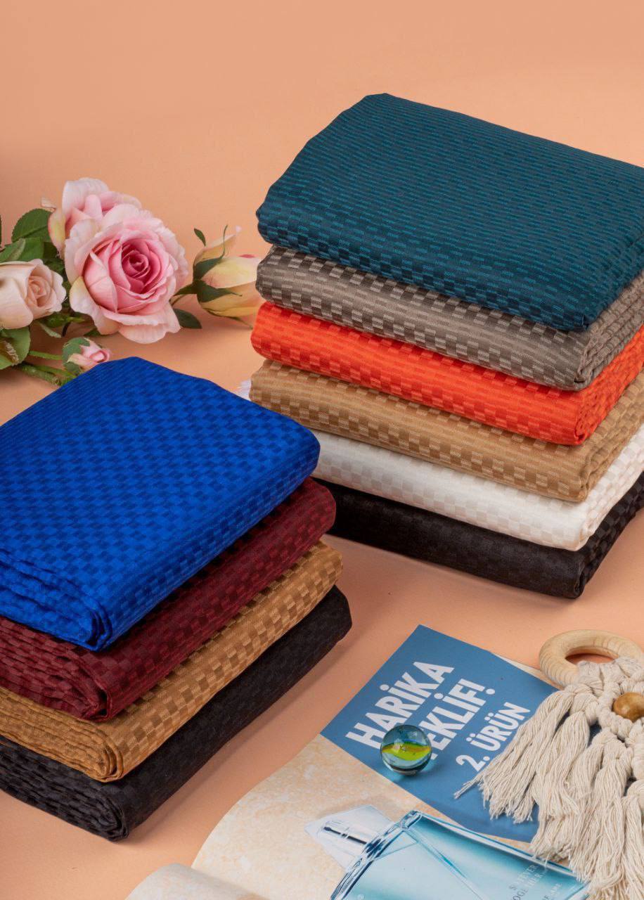 شال شطرنجی بسته9رنگی کد sa17 (عمده)
