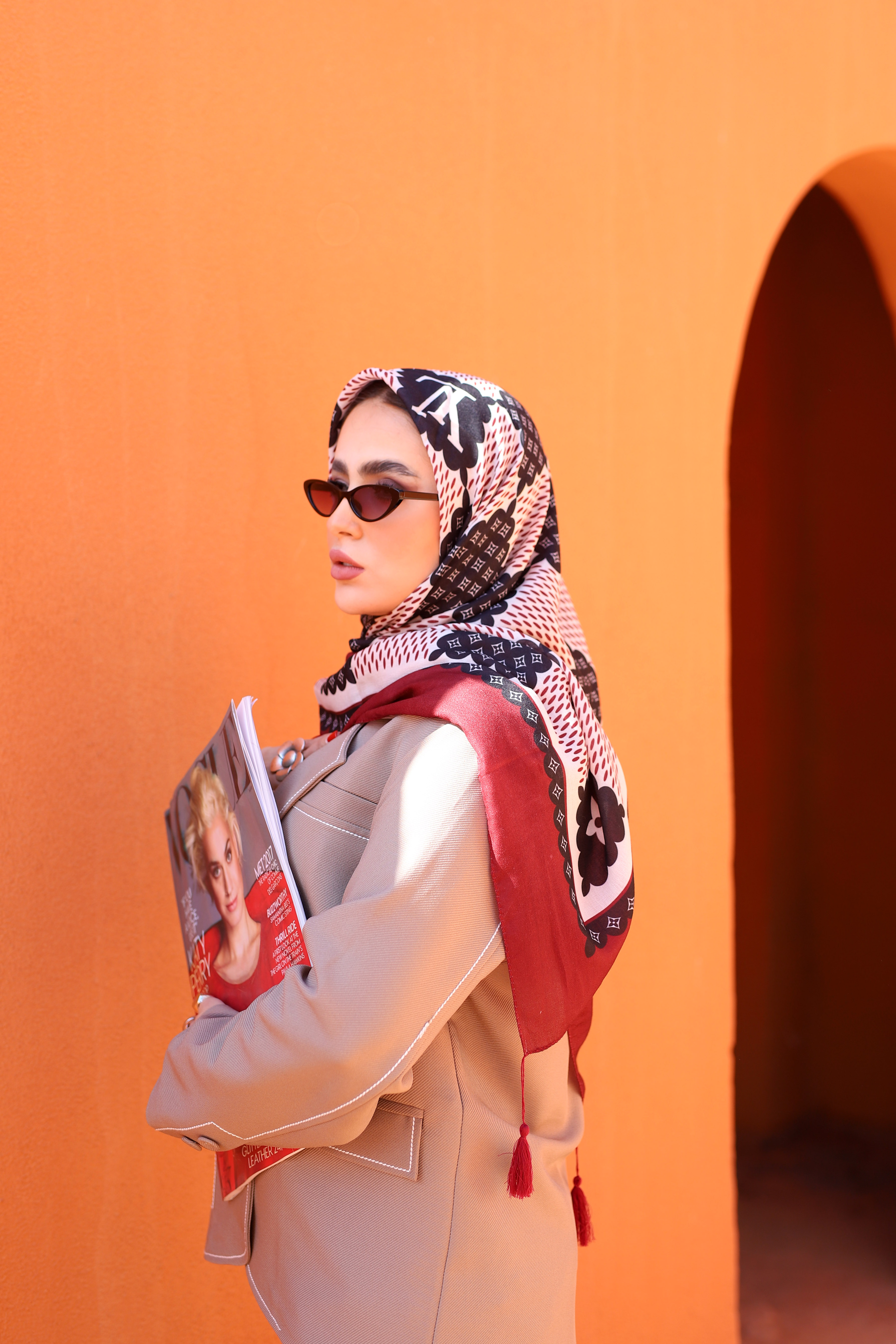 روسری نخی بسته6رنگی کد r86 (عمده)
