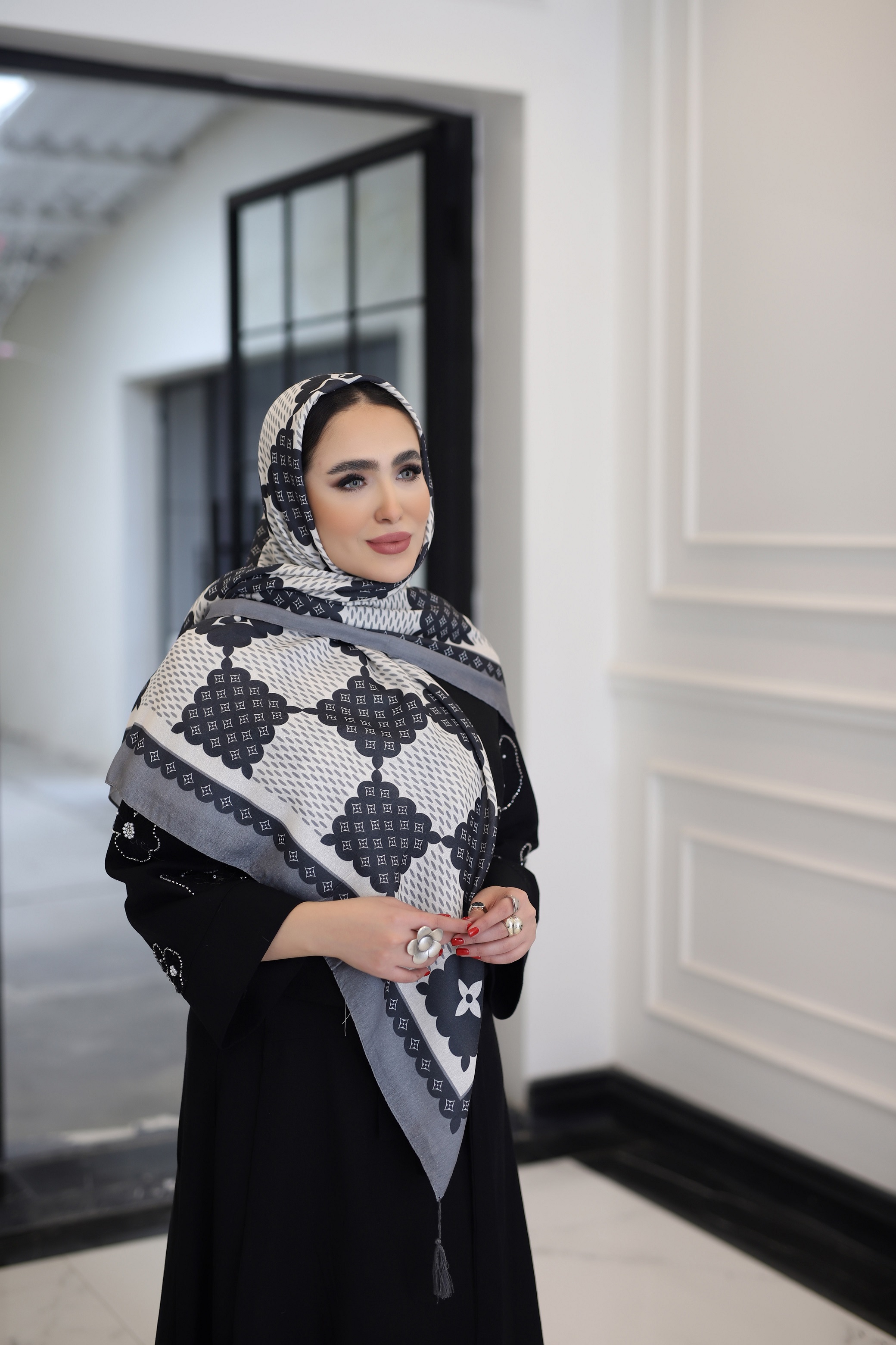 روسری نخی بسته6رنگی کد r86 (عمده)
