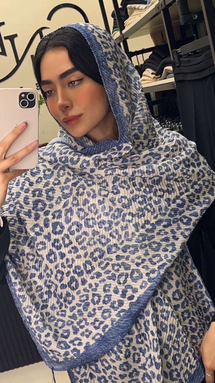 شال پلیسه پلنگی بسته6رنگی کد sp47 (عمده)
