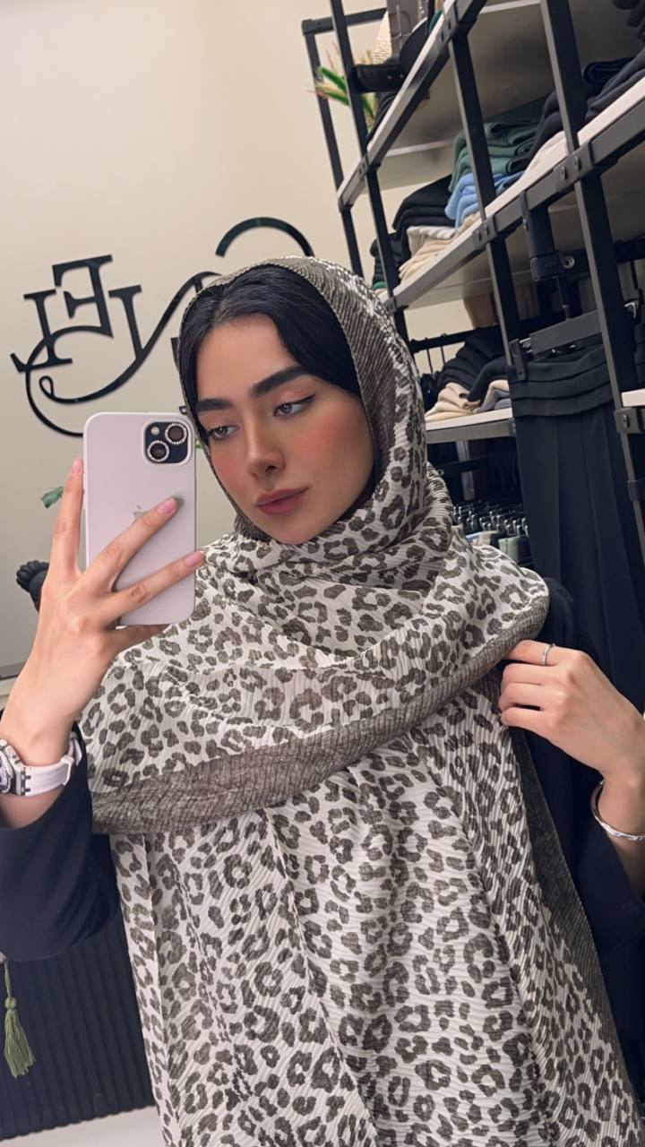 شال پلیسه پلنگی بسته6رنگی کد sp47 (عمده)
