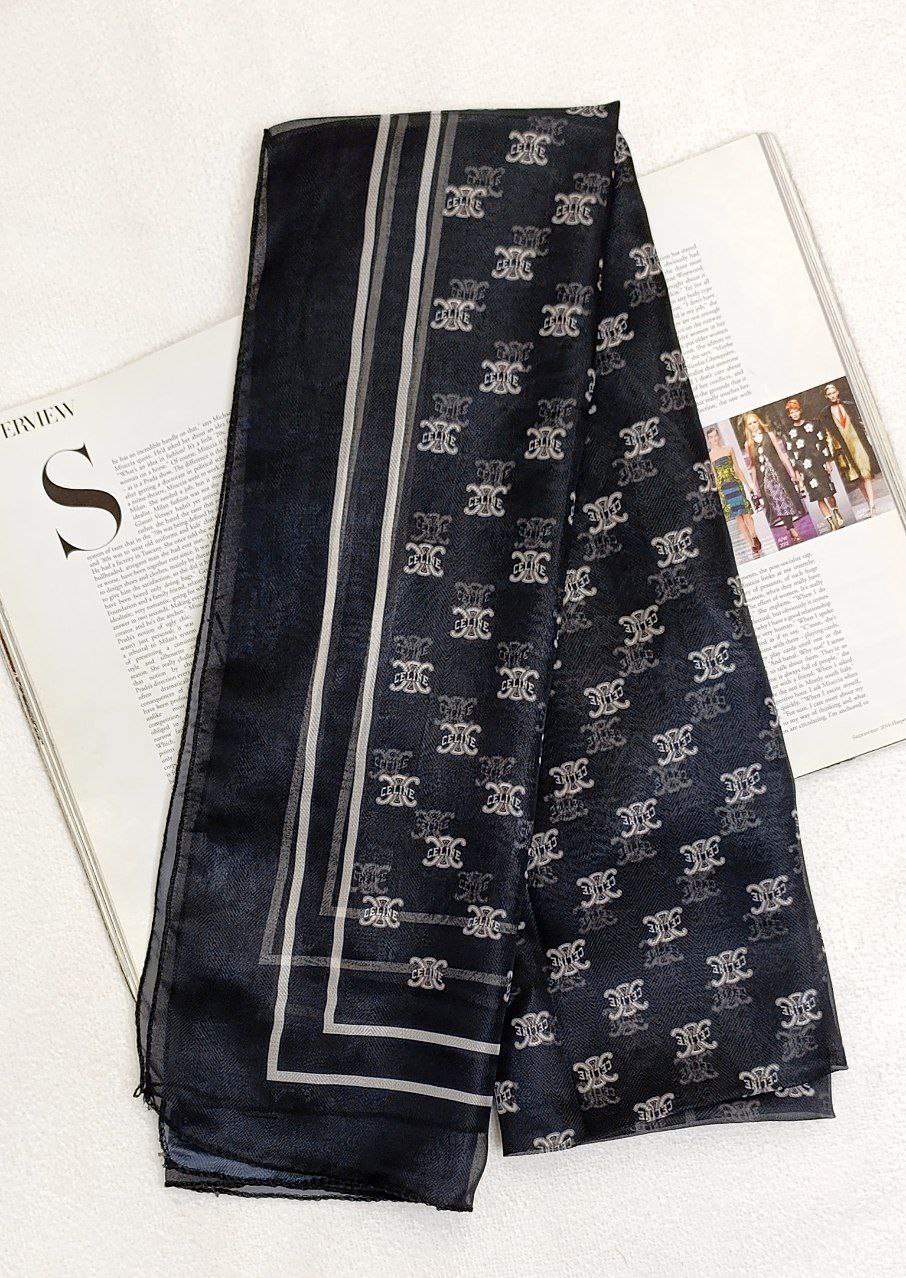 شال حریر طرحدار پک مشکی سفید بسته10طرحی کد sh53 (عمده)
