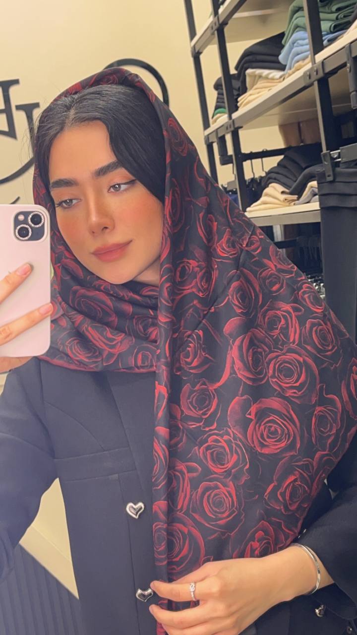 روسری حریر دستدوز بسته8رنگی کد r87 (عمده)
