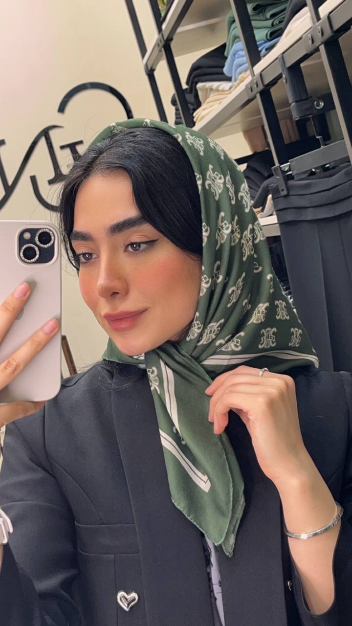 مینی اسکارف سلین بسته8رنگی کدmt34 (عمده)
