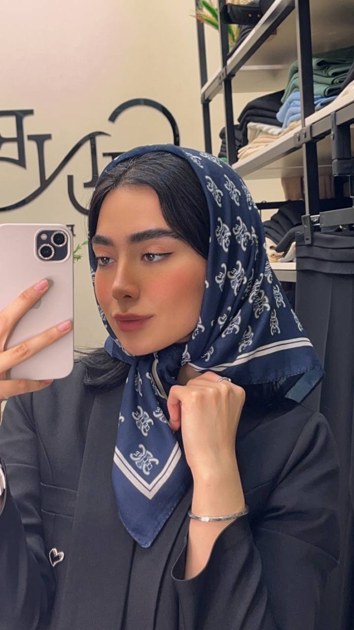 مینی اسکارف سلین بسته8رنگی کدmt34 (عمده)
