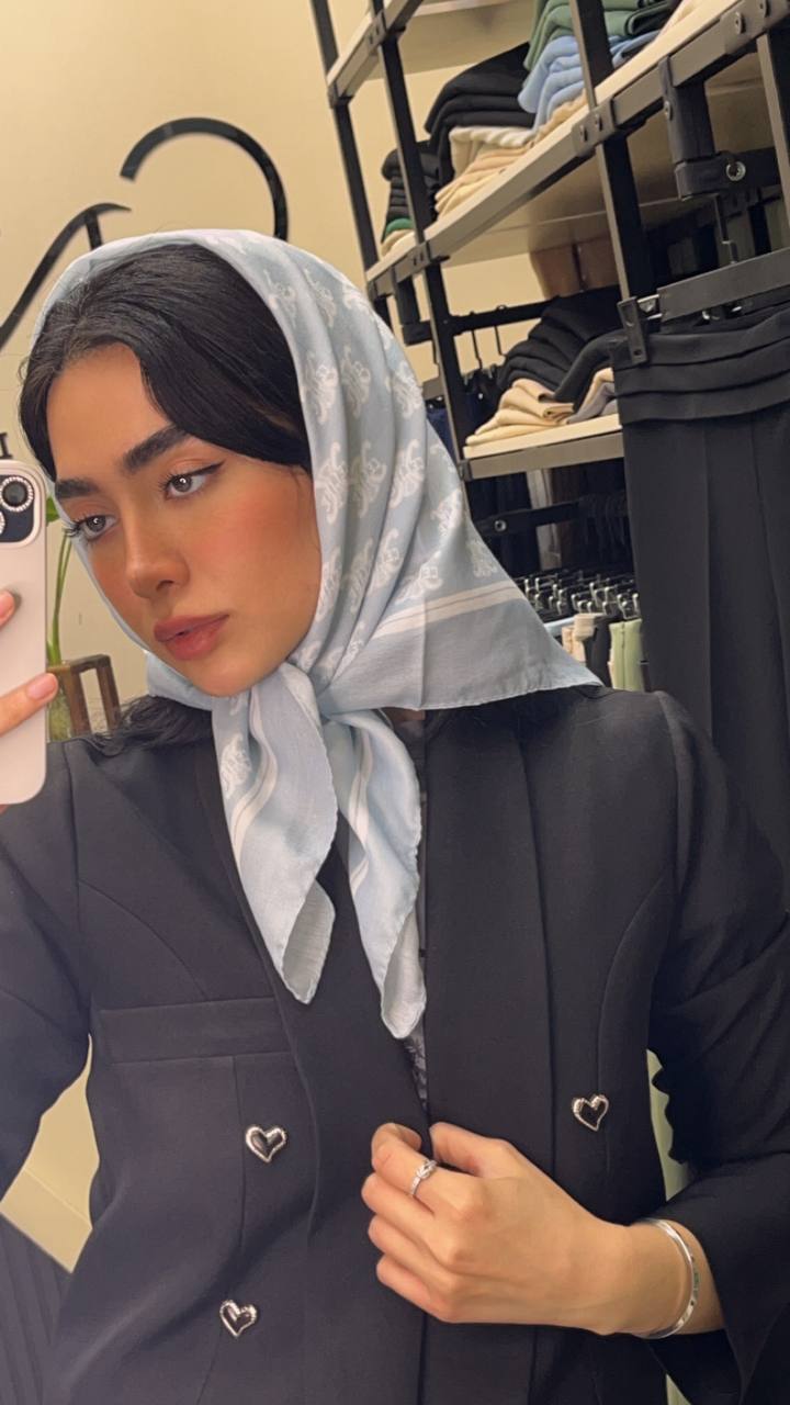 مینی اسکارف سلین بسته8رنگی کدmt34 (عمده)
