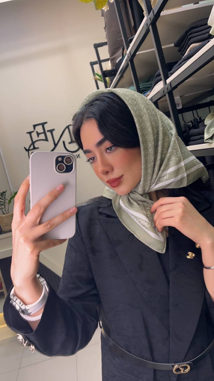 مینی اسکارف پک سبز بسته10طرحی کد mt36 (عمده)
