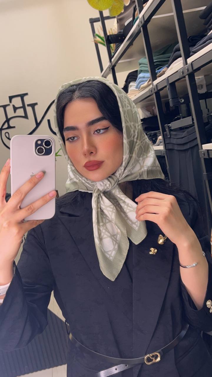 مینی اسکارف پک سبز بسته10طرحی کد mt36 (عمده)
