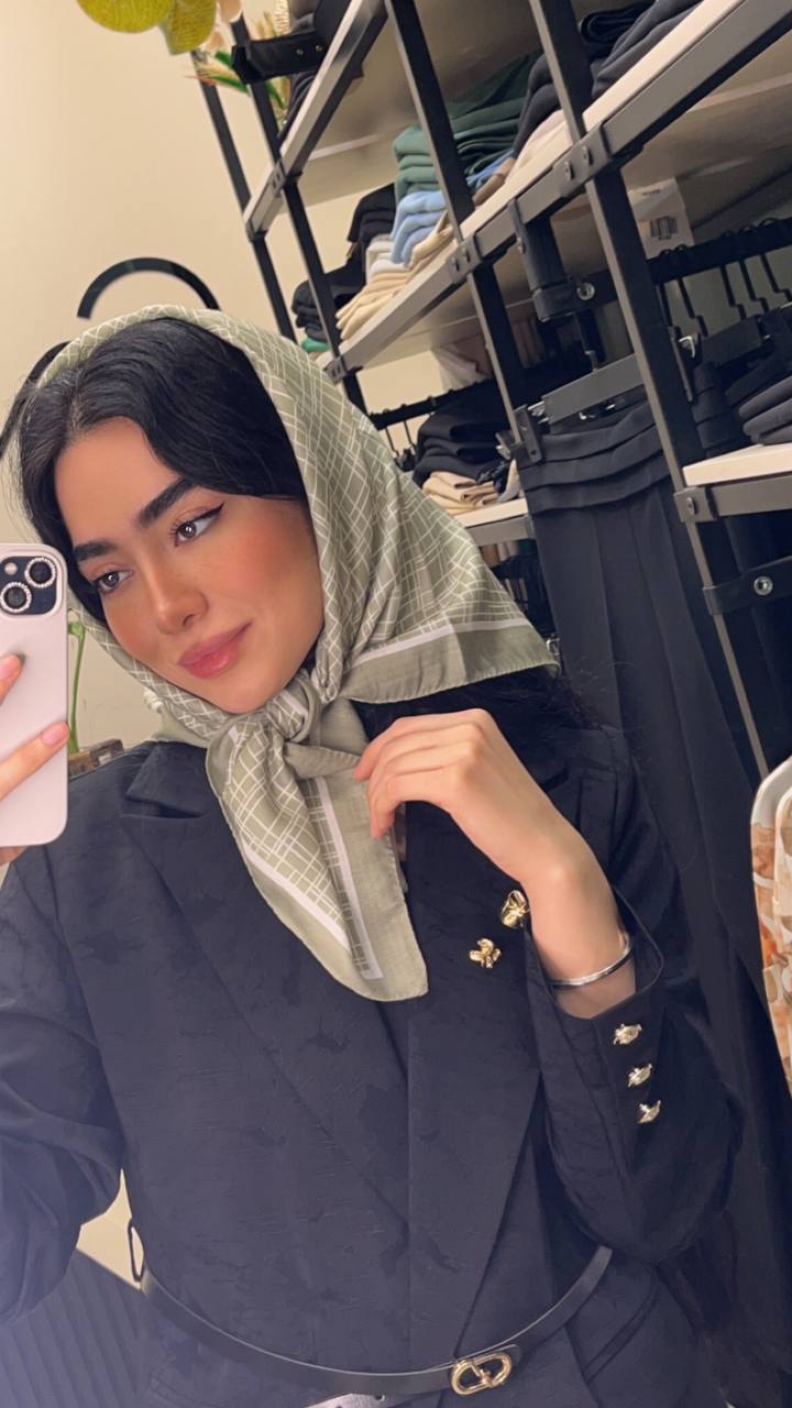 مینی اسکارف پک سبز بسته10طرحی کد mt36 (عمده)
