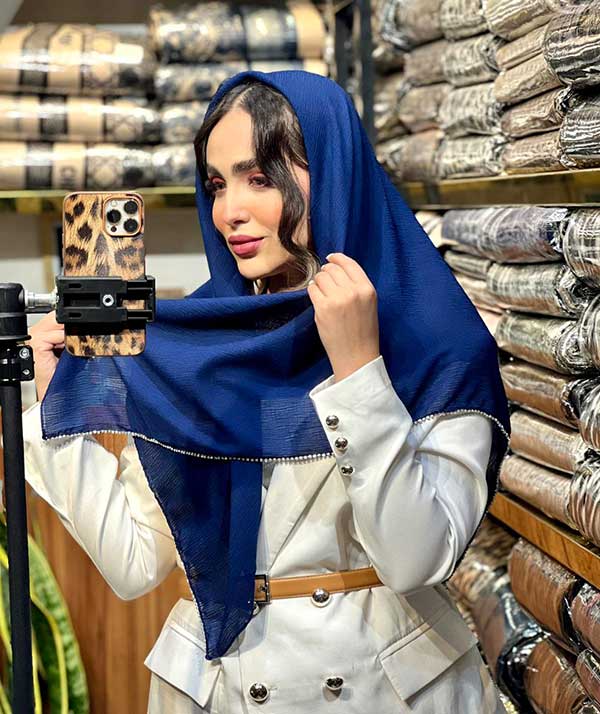 روسری درختی دورنگین بسته8رنگی کد rm18 (عمده)
