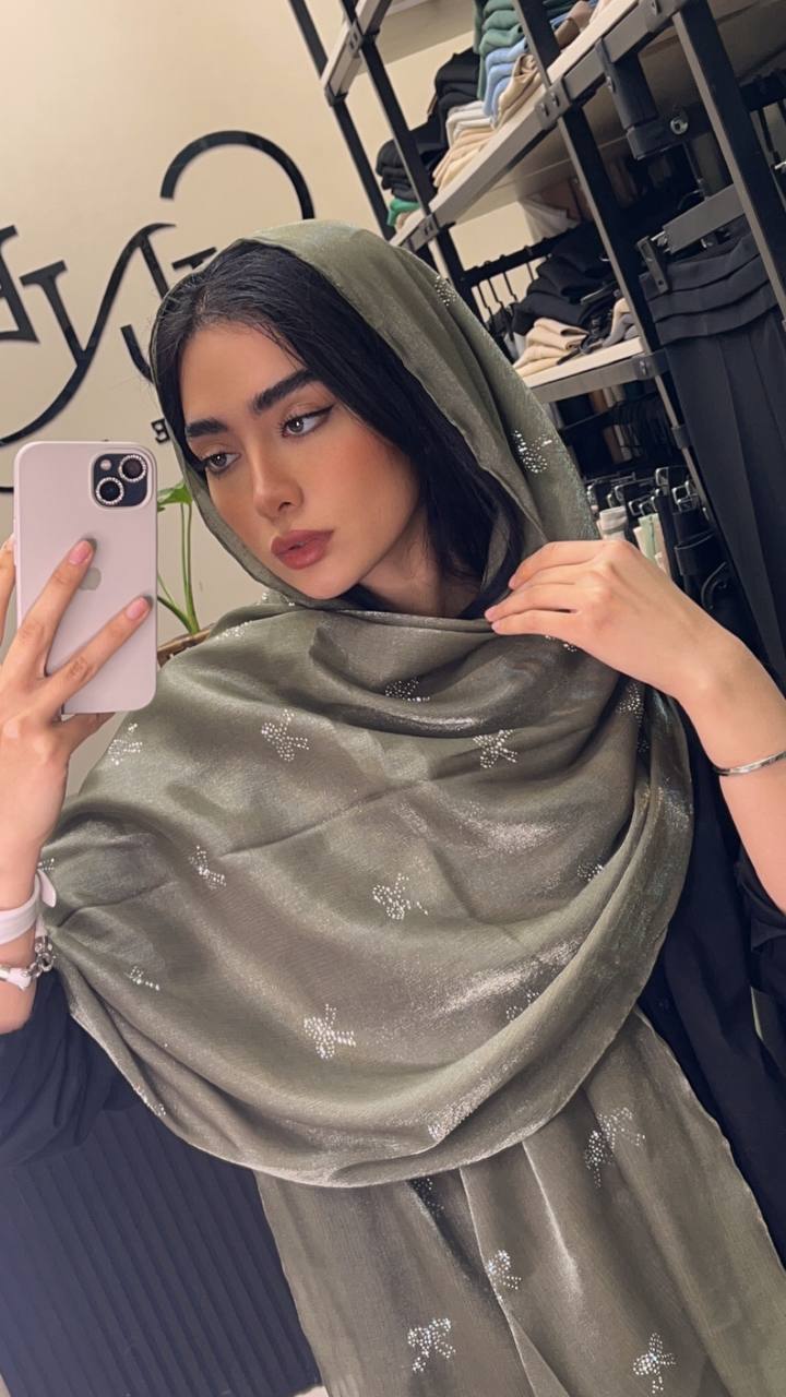 شال ژان ژان نگینی پاپیون بسته8رنگی کد sm58 (عمده)
