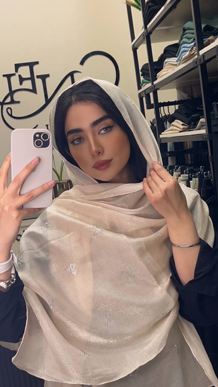 شال ژان ژان نگینی پاپیون بسته8رنگی کد sm58 (عمده)
