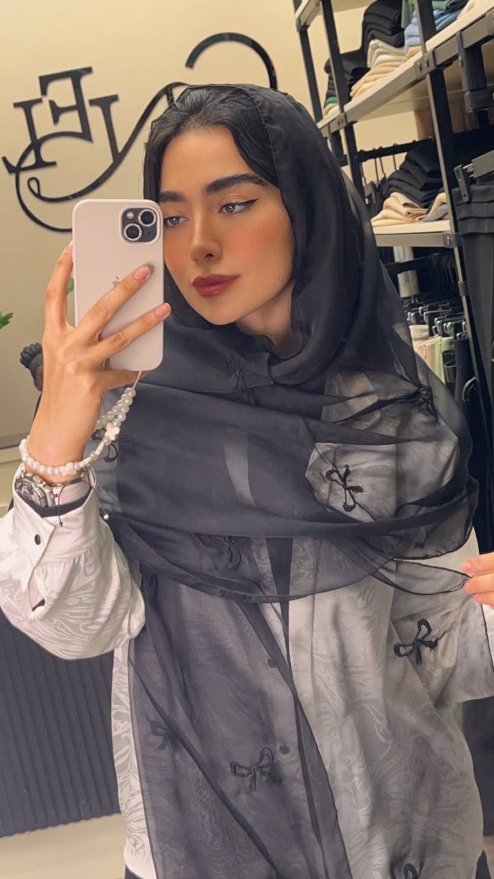 شال حریر گلدوزی پاپیون بسته3رنگی کد sm59 (عمده)
