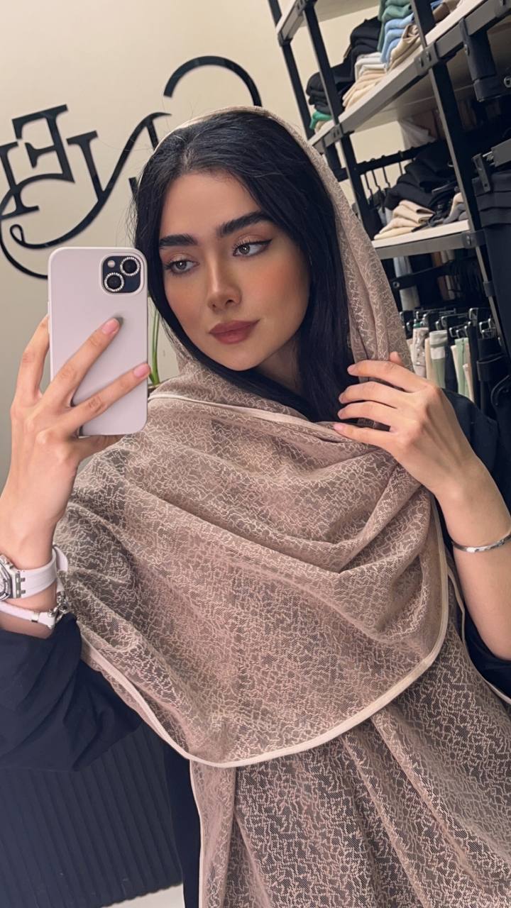 شال توری دورگان بسته8رنگی کد sm61 (عمده)
