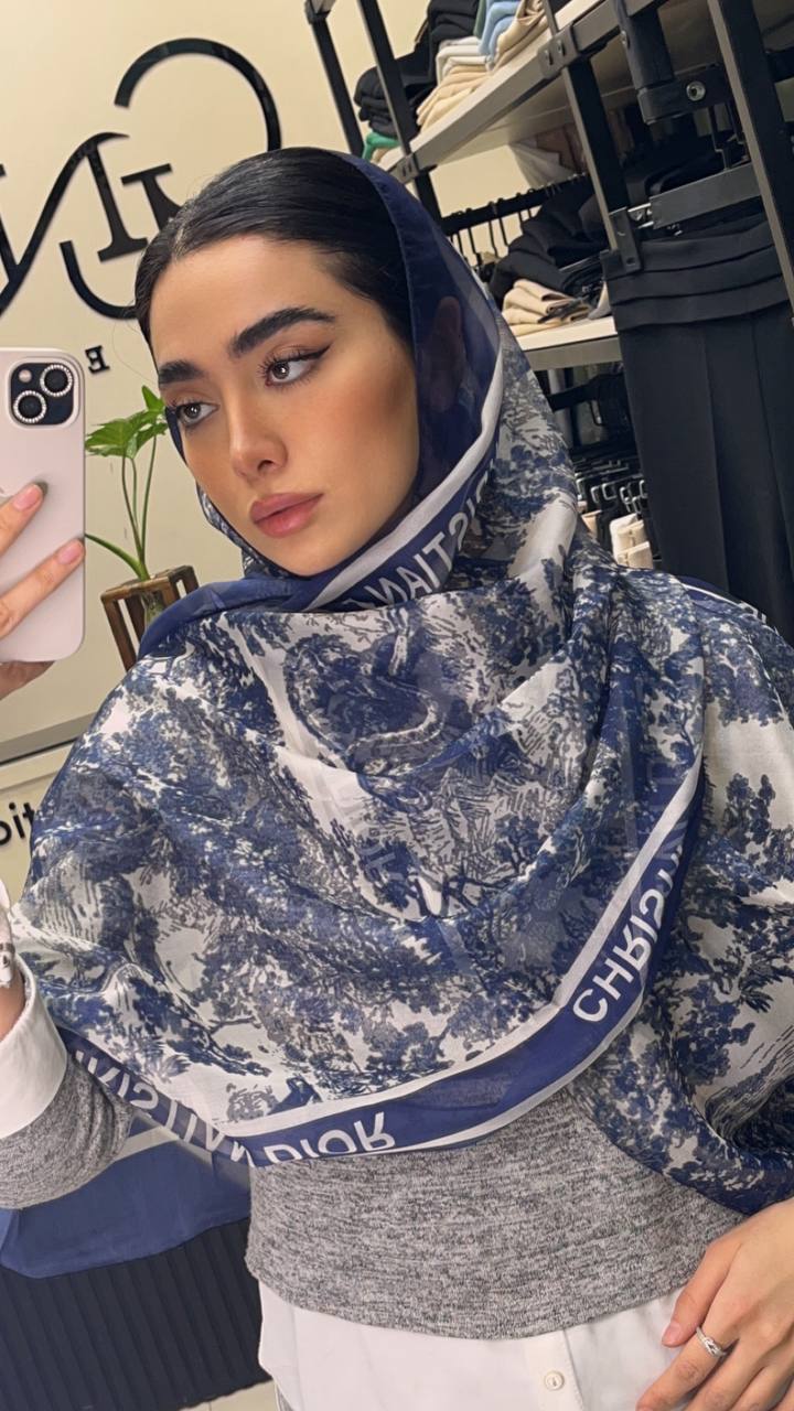 شال حریر دیور جنگلی بسته6رنگی کد sh56 (عمده)
