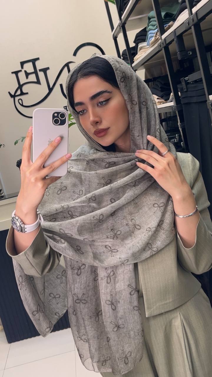 شال حریر طرح پاپیون بسته10رنگی کد sh57 (عمده)
