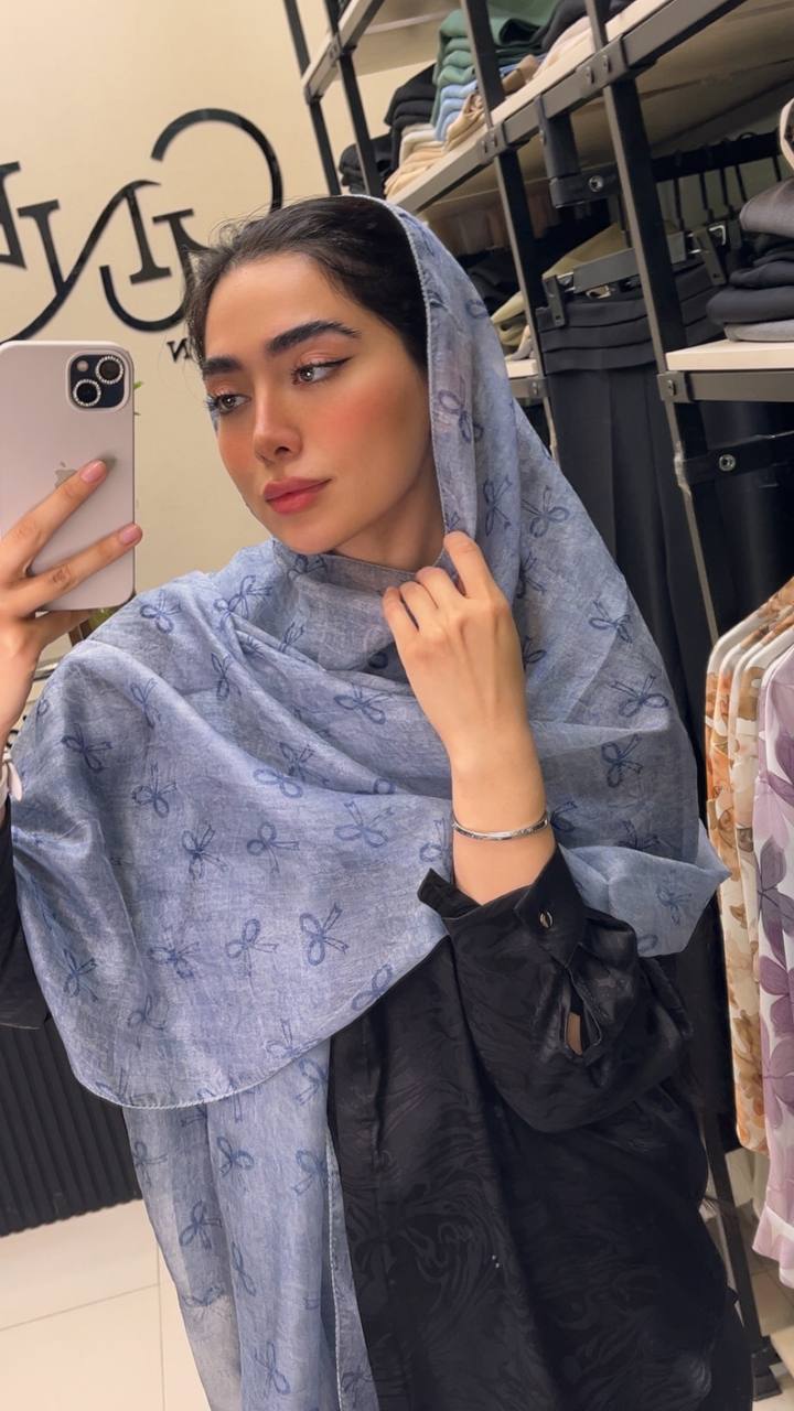 شال حریر طرح پاپیون بسته10رنگی کد sh57 (عمده)
