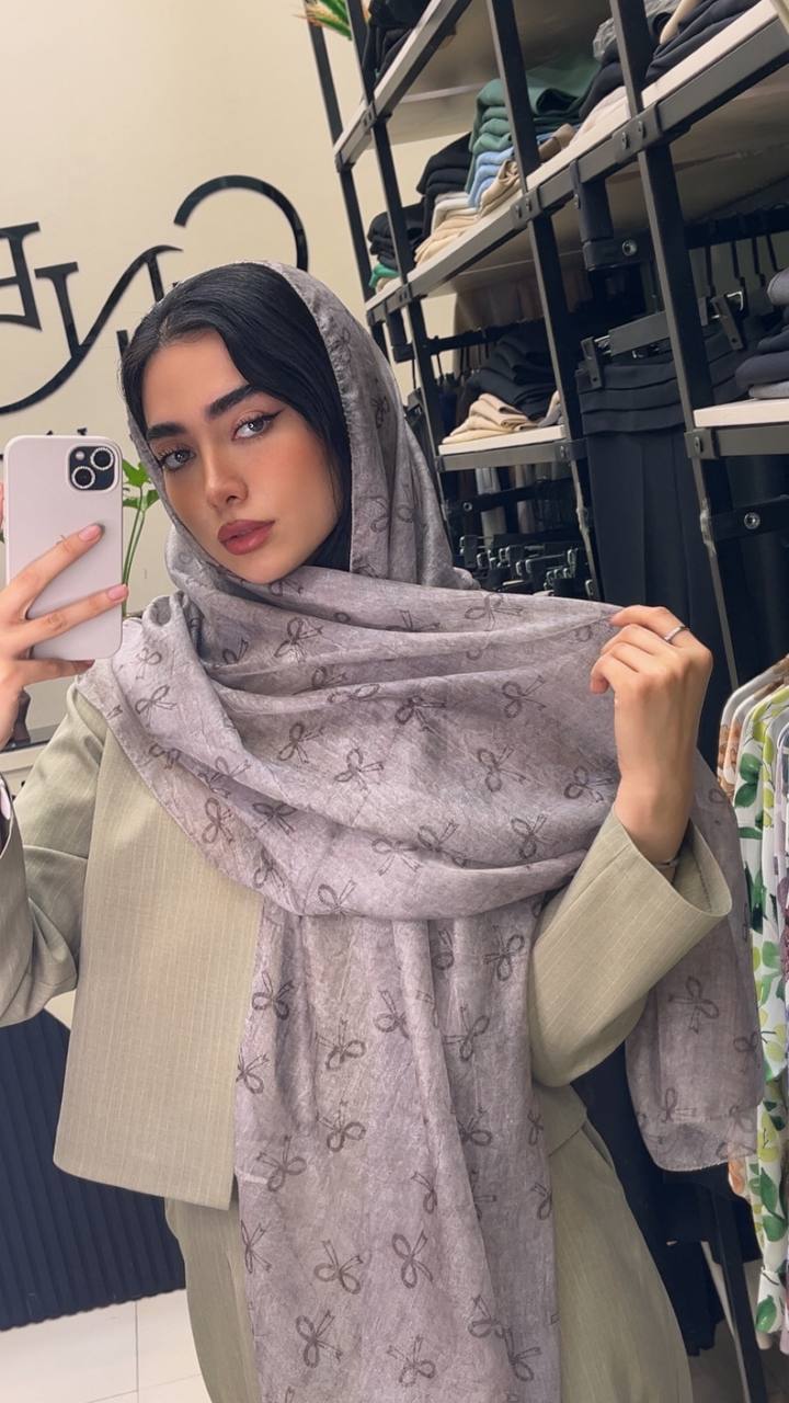 شال حریر طرح پاپیون بسته10رنگی کد sh57 (عمده)
