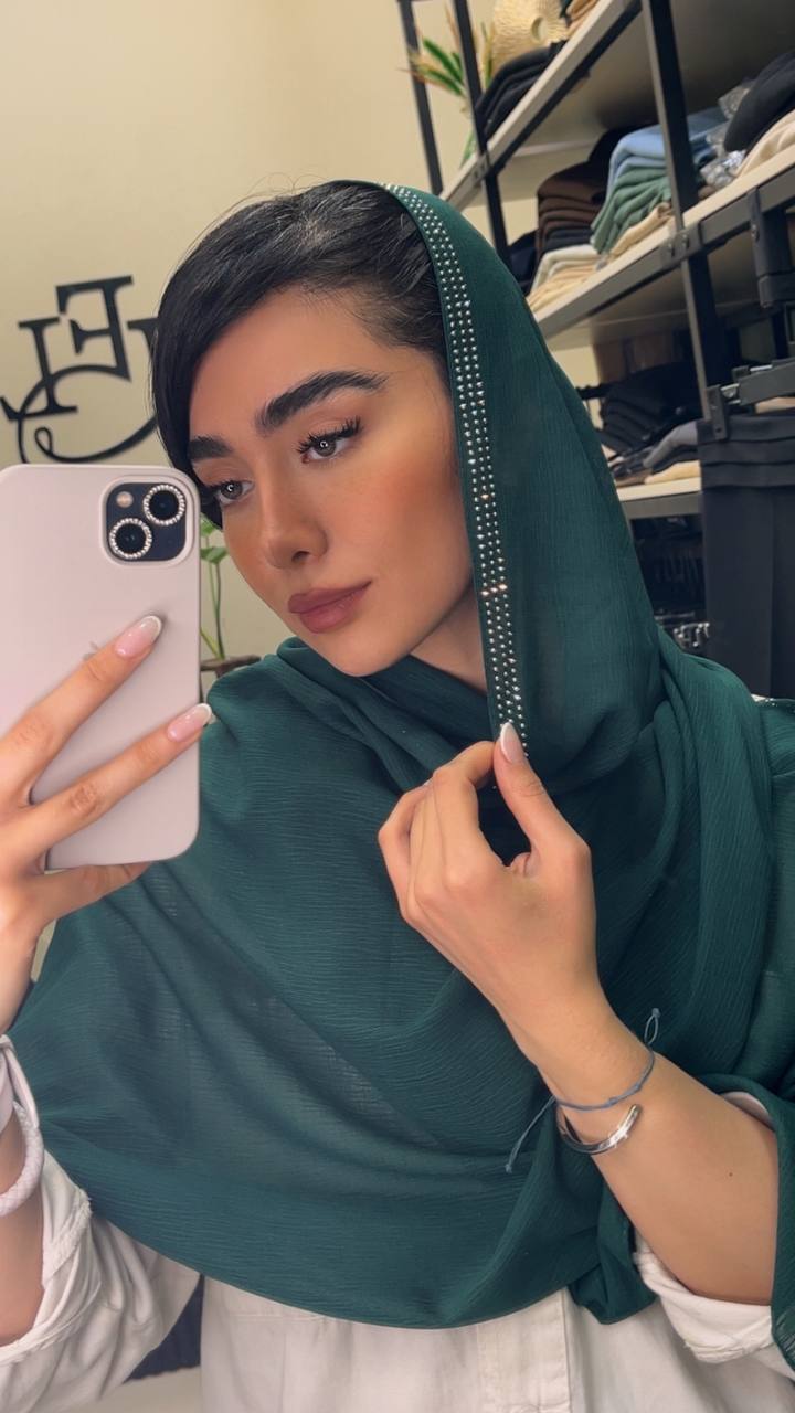 شال درختی دورنگین بسته8رنگی کد sm64 (عمده)
