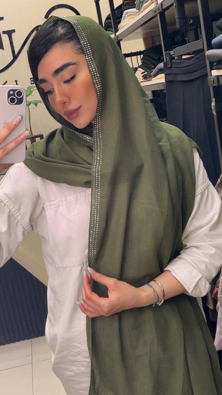 شال درختی دورنگین بسته8رنگی کد sm64 (عمده)
