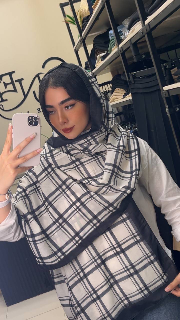 شال چاپی پک سفیدمشکی بسته10طرحی کد sh61 (عمده)
