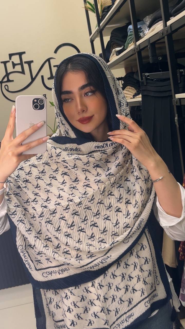 شال پلیسه پک سرمه ای بسته10طرحی کد sp53 (عمده)
