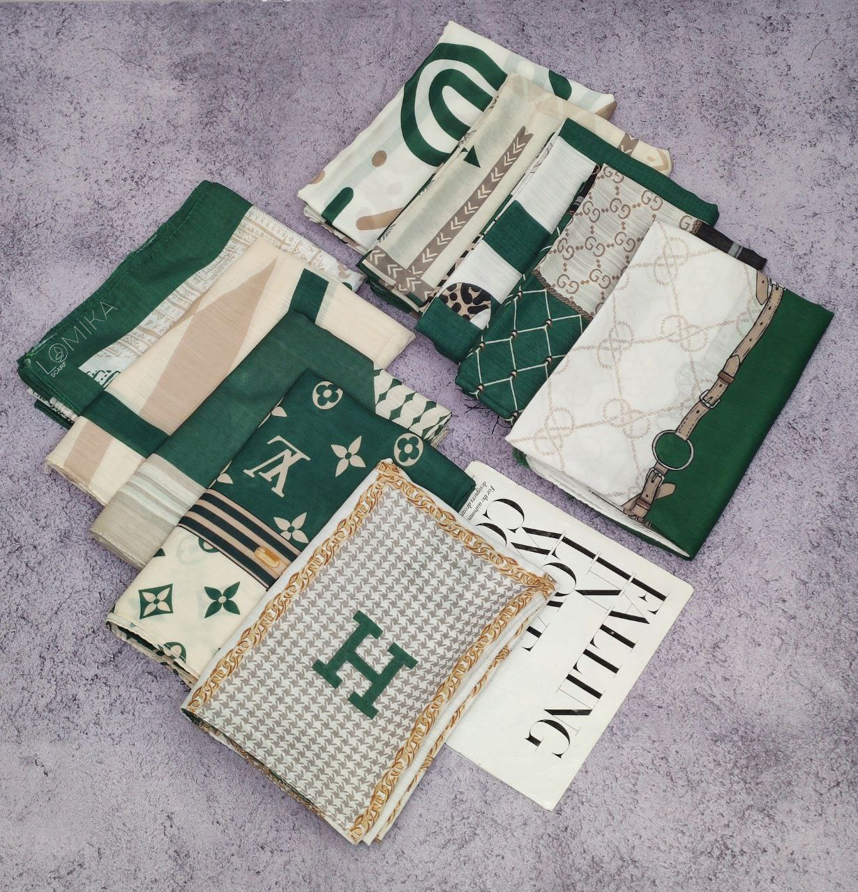 شال طرحبندی بسته10طرحی کد sh1 (عمده)
