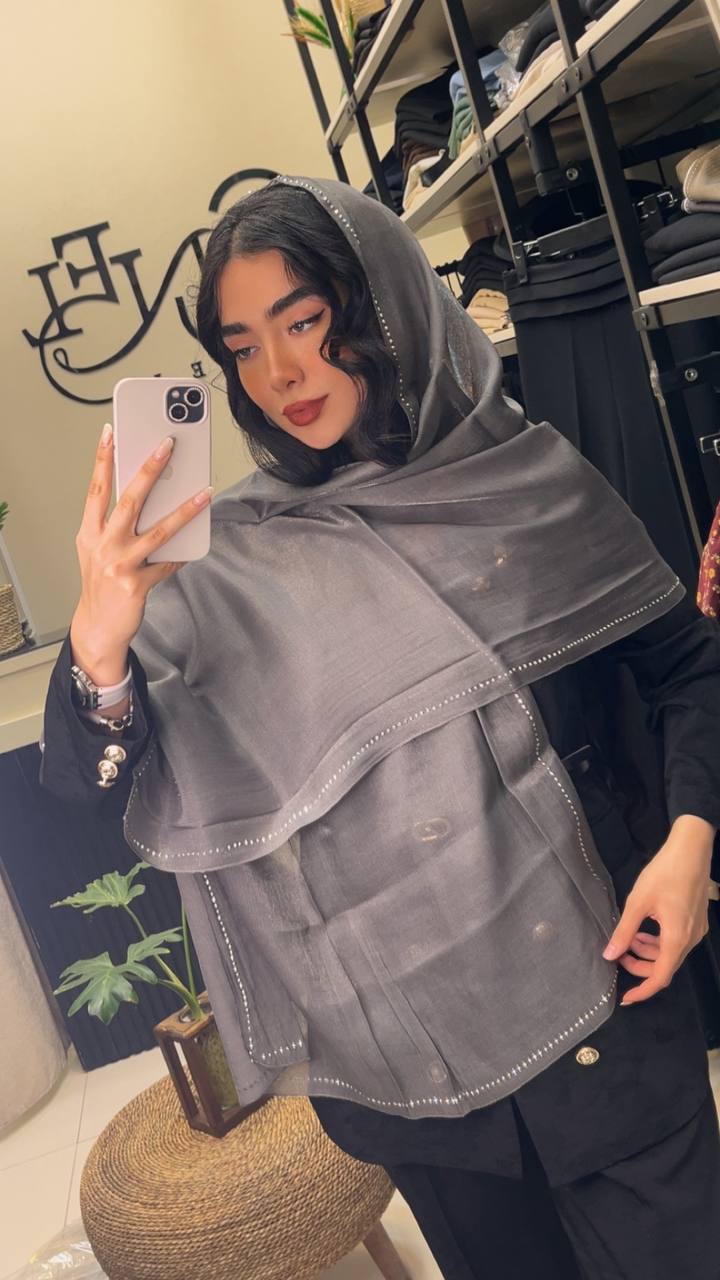 شال ژان ژان دورنگین بسته8رنگی کد sm66 (عمده)
