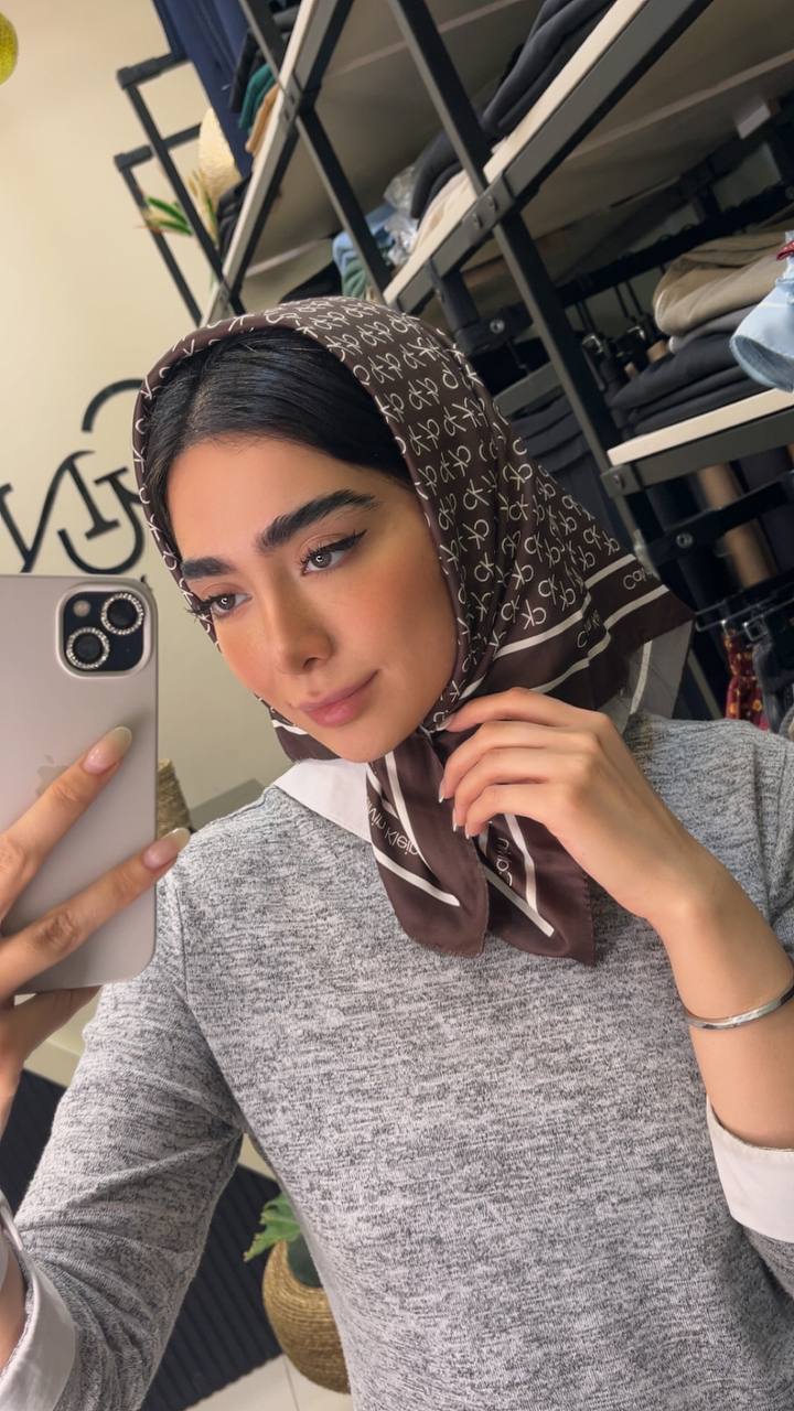 مینی اسکارف ابریشم توییلckبسته6رنگی کد mt39 (عمده)
