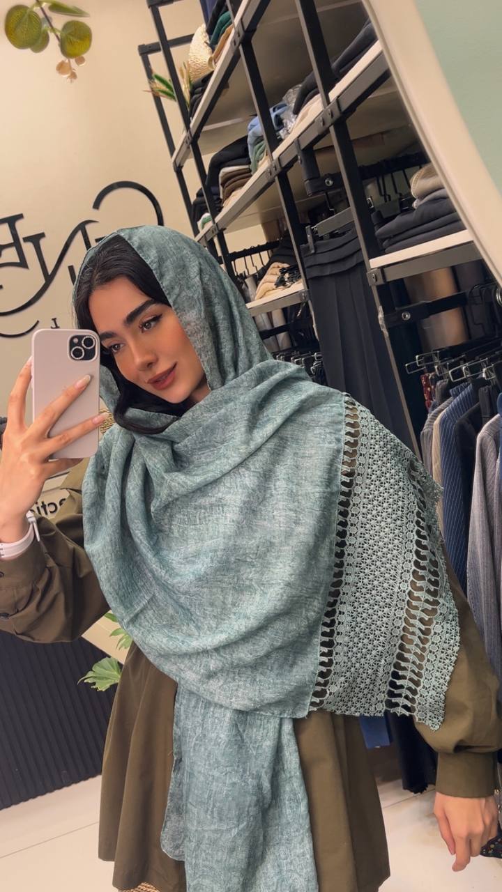 شال سنگشور دستک گیپور بسته10طرحی کد sm67 (عمده)
