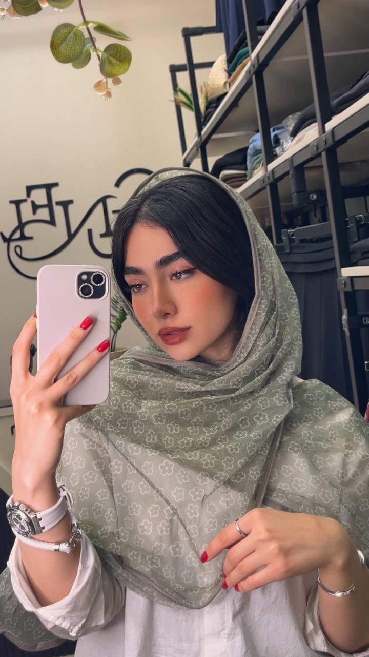 شال توری چاپی پک سبزپاستیلی بسته6طرحی کد sh66 (عمده)
