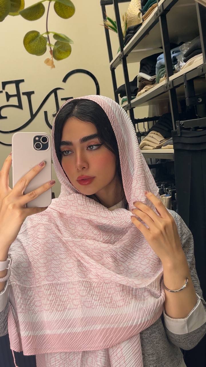 شال پلیسه پک صورتی بسته10طرحی کد sp57 (عمده)
