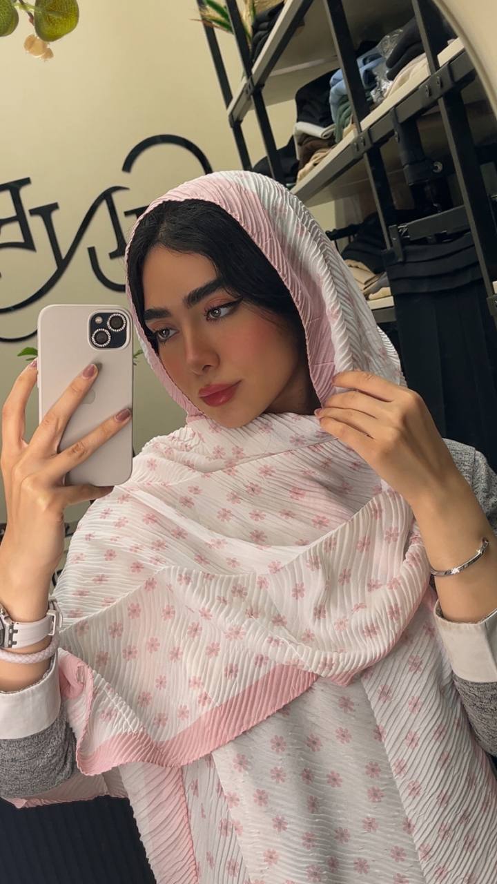 شال پلیسه پک صورتی بسته10طرحی کد sp57 (عمده)
