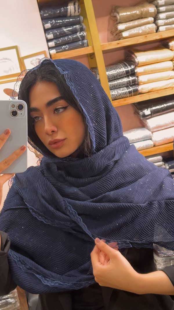 شال پلیسه اکلیلی دورگیپور بسته10رنگی کد sp58 (عمده)
