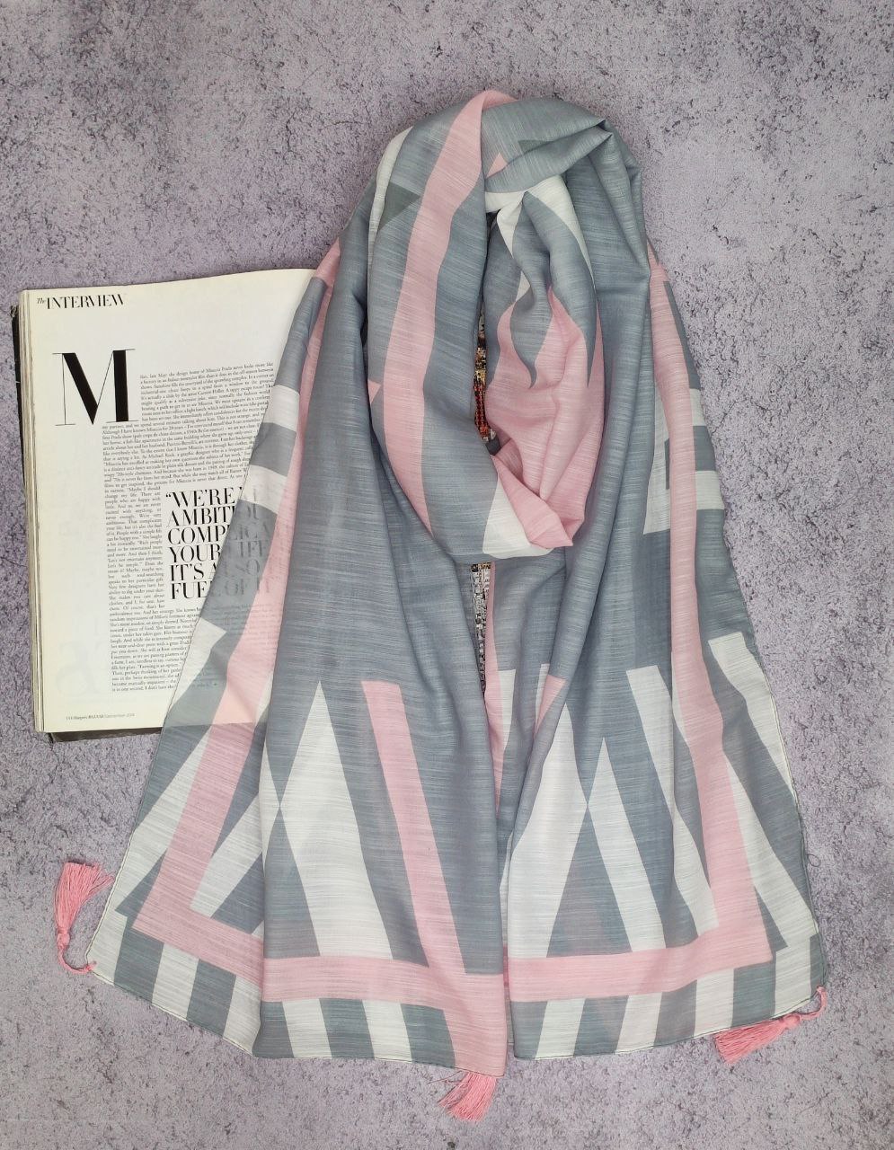 شال طرحبندی بسته10طرحی کد sh5 (عمده)
