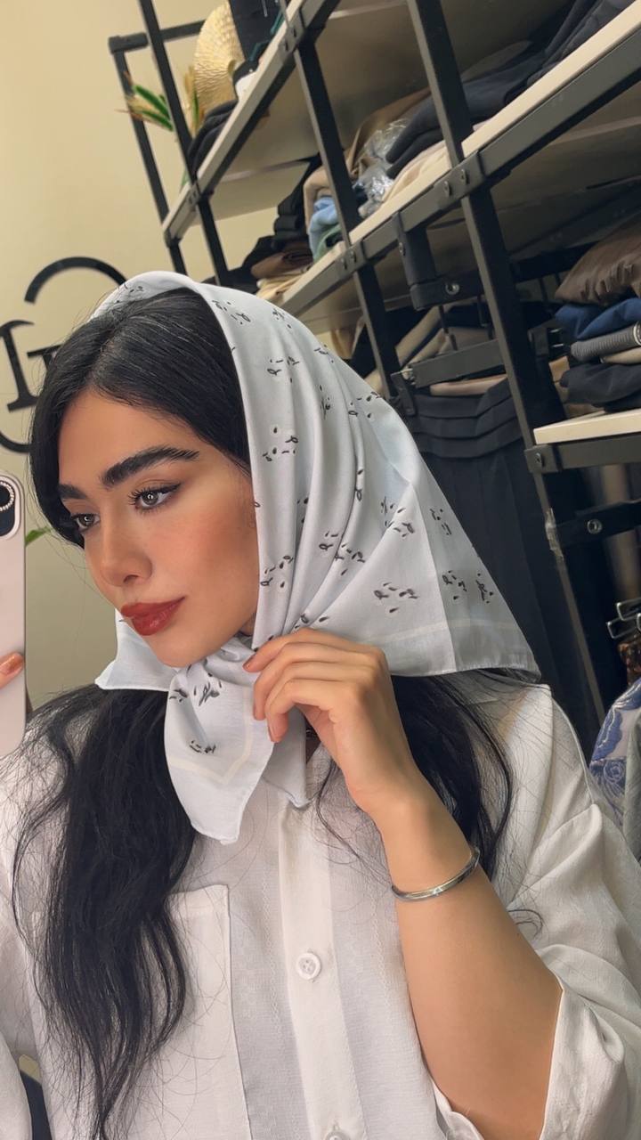 مینی اسکارف چاپی بسته8رنگی کد mt50 (عمده)
