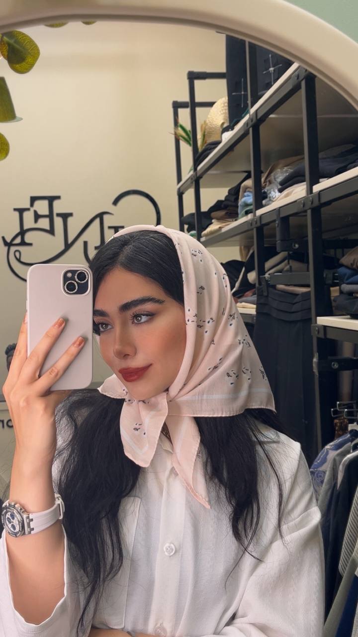 مینی اسکارف چاپی بسته8رنگی کد mt50 (عمده)
