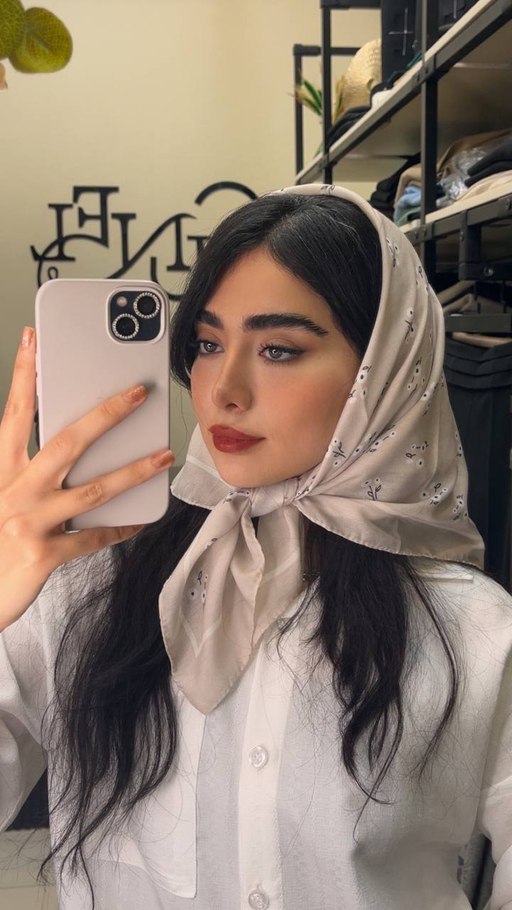 مینی اسکارف چاپی بسته8رنگی کد mt50 (عمده)
