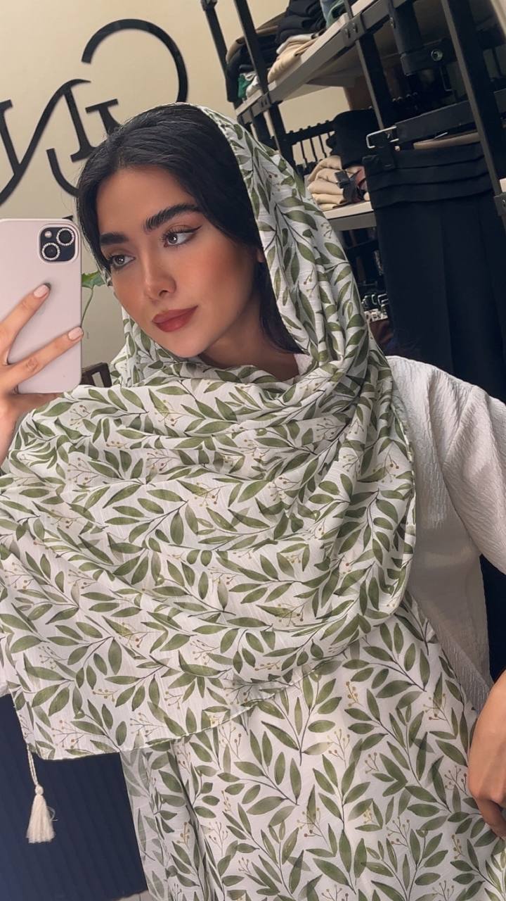شال چاپی پک گل بسته10طرحی کد sh53 (عمده)