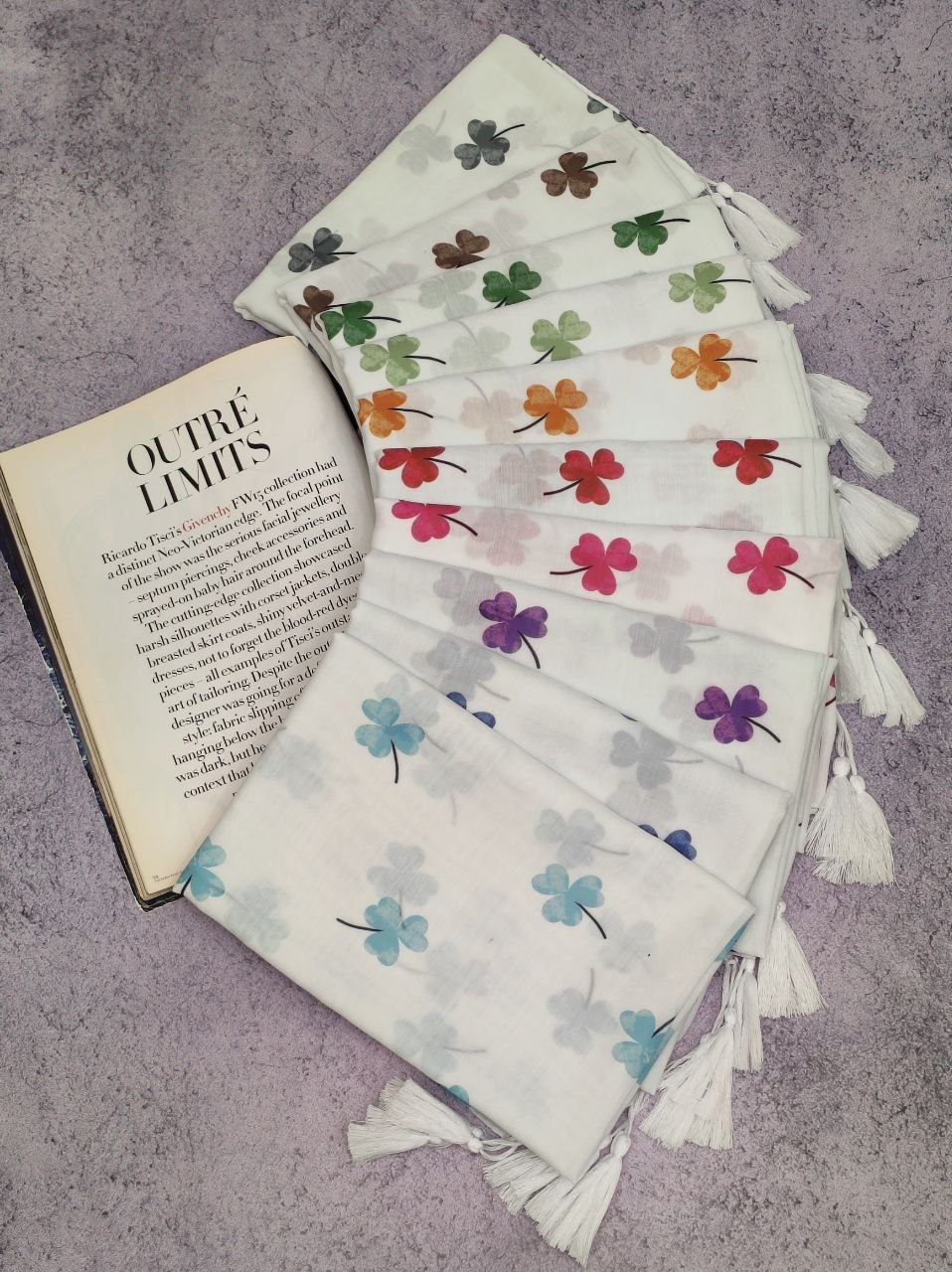 شال طرحدار بسته10رنگی کد sh9 (عمده)
