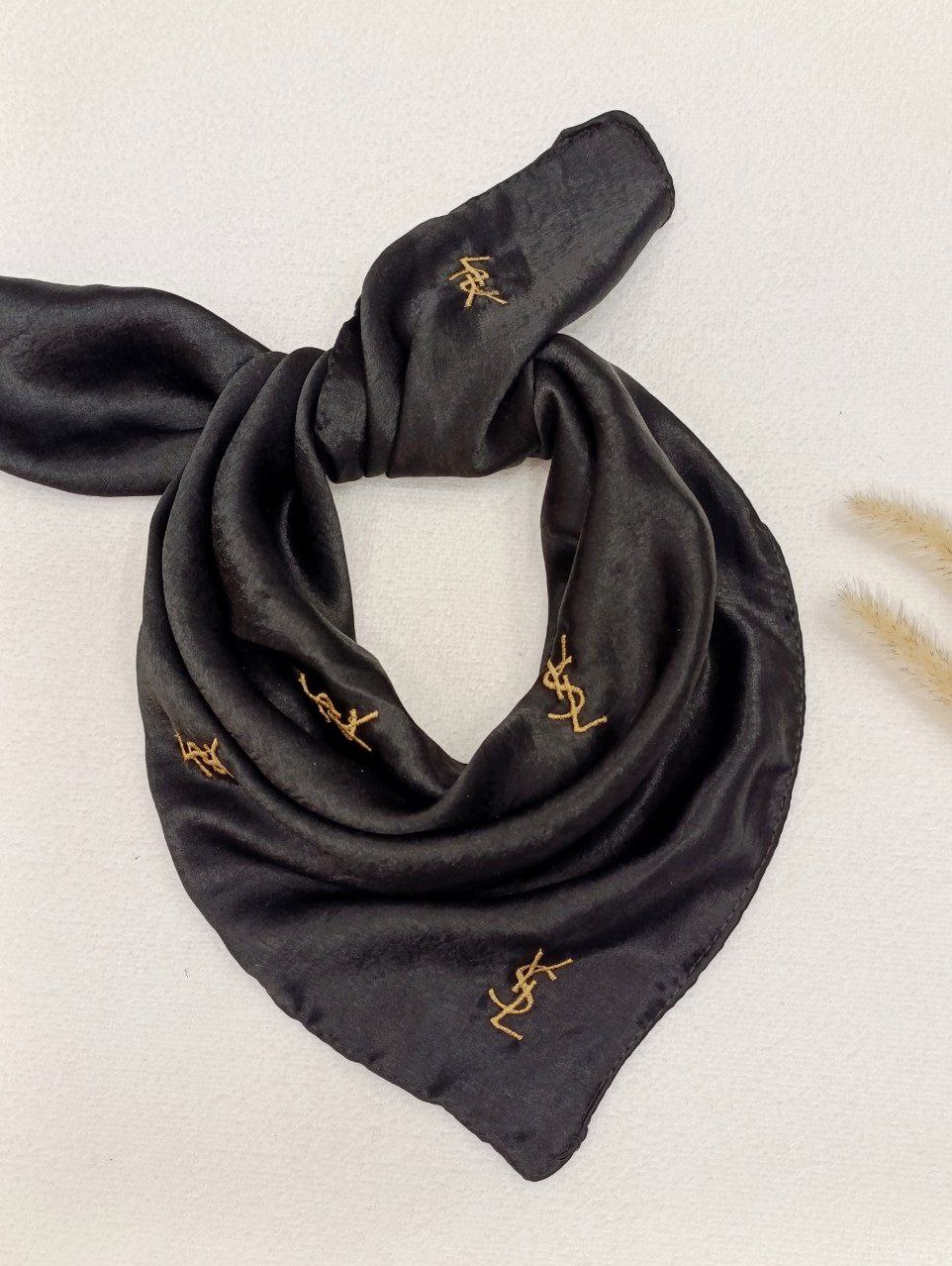 مینی اسکارف کوپرا گلدوزی بسته3طرحی کد mm19 (عمده)