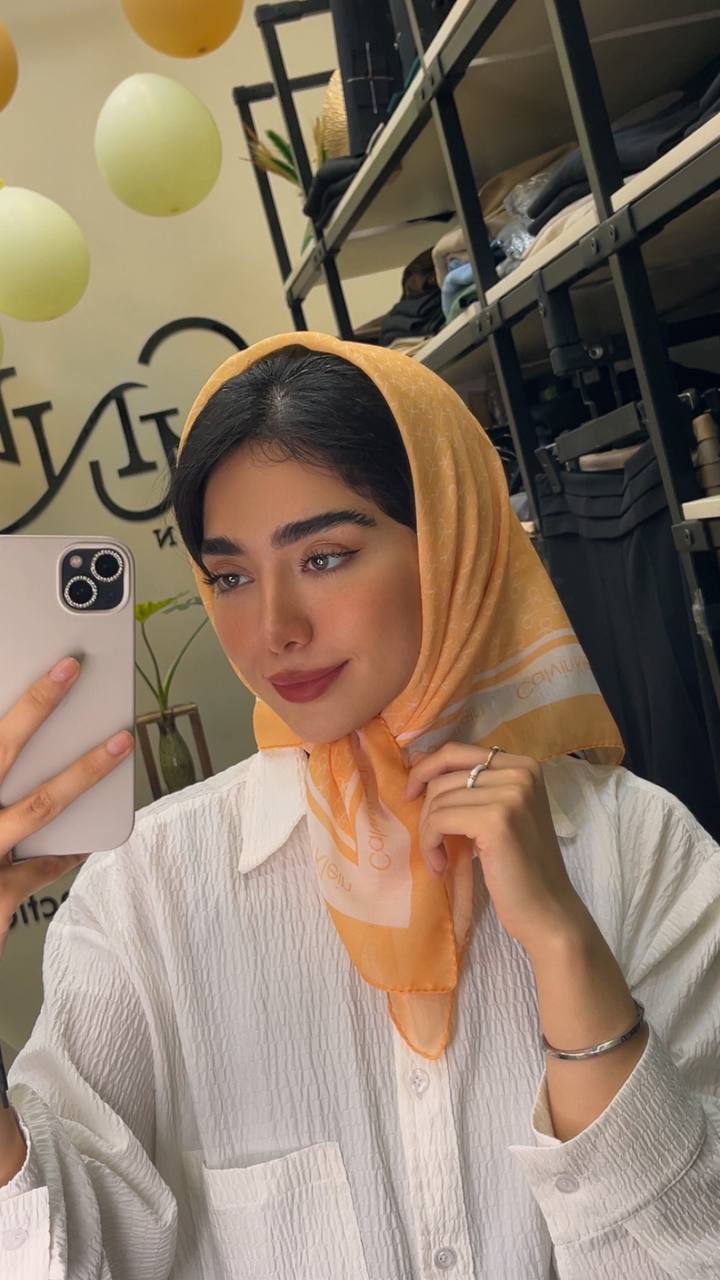 مینی اسکارف پک پرتقالی بسته10طرحی کد mt54 (عمده)
