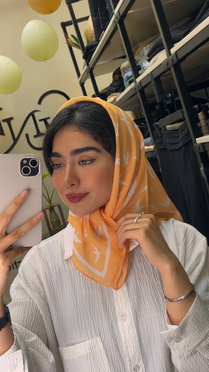 مینی اسکارف پک پرتقالی بسته10طرحی کد mt54 (عمده)
