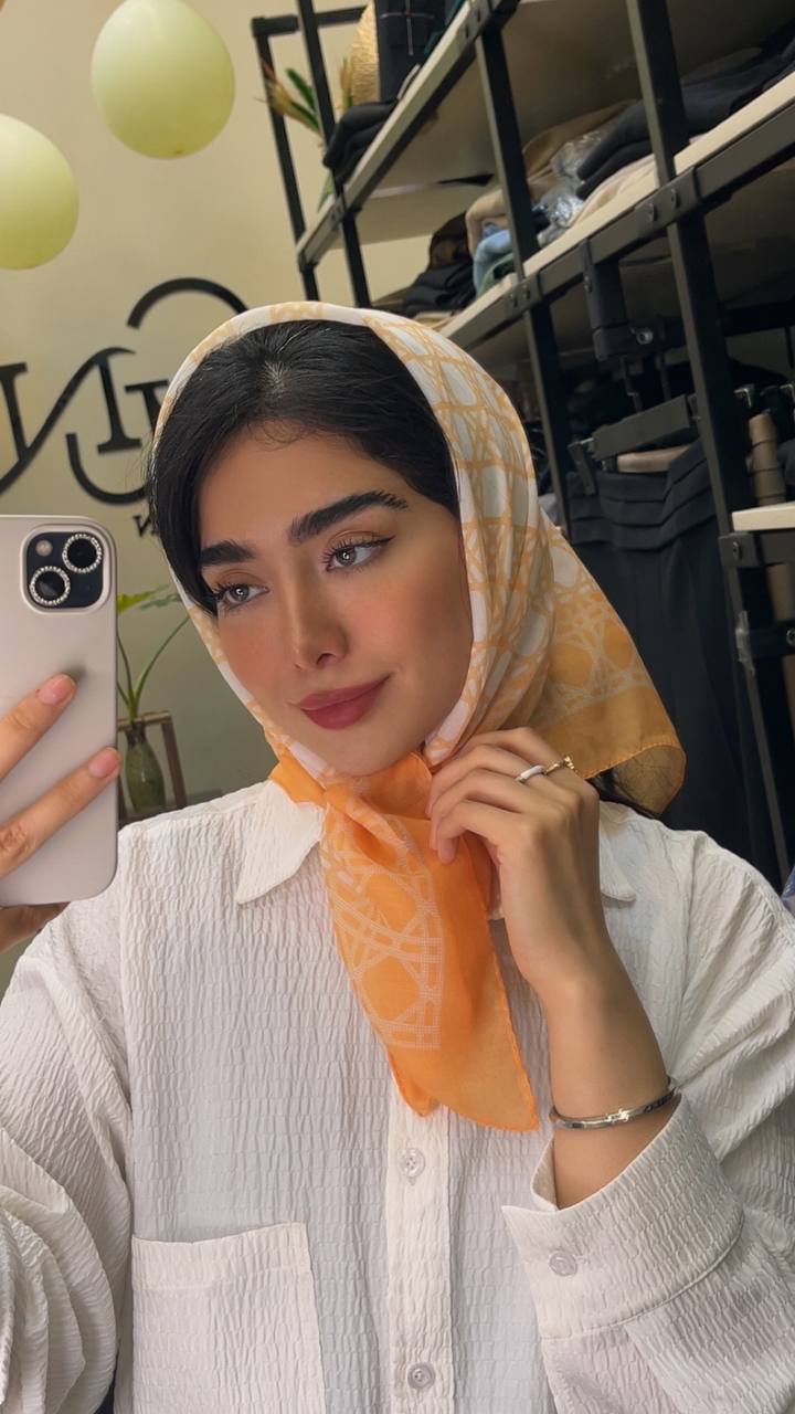 مینی اسکارف پک پرتقالی بسته10طرحی کد mt54 (عمده)
