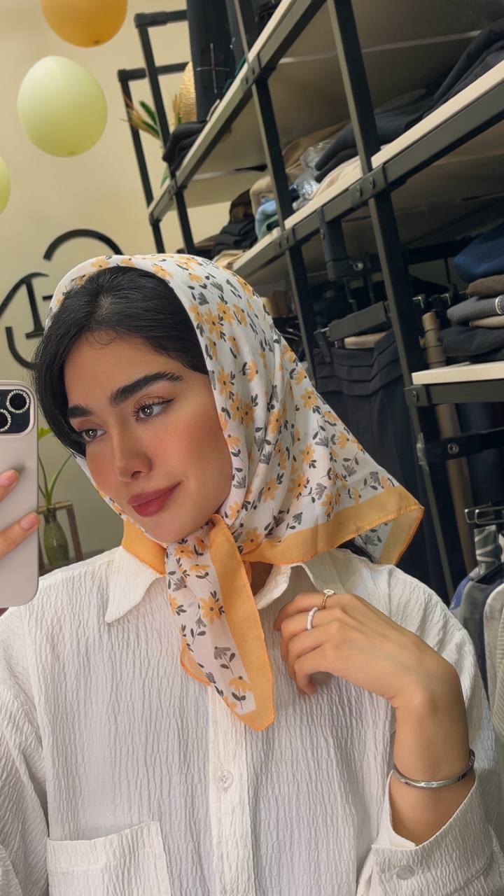 مینی اسکارف پک پرتقالی بسته10طرحی کد mt54 (عمده)
