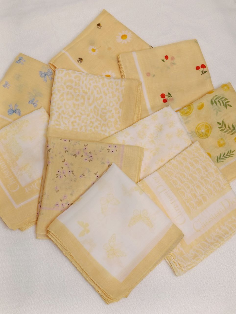 مینی اسکارف پک کره ای بسته10طرحی کد mt55 (عمده)
