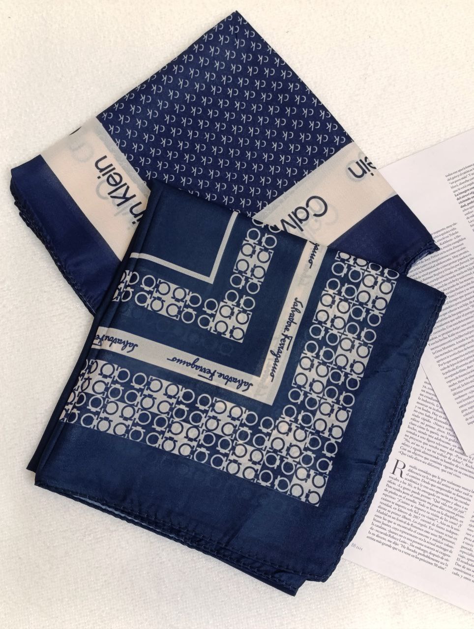 روسری حریرنخ پک سرمه ای بسته10طرحی کد r99 (عمده)
