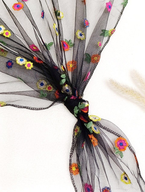 مینی اسکارف توری گلدوزی سری انتخابی کد mm20 (عمده)
